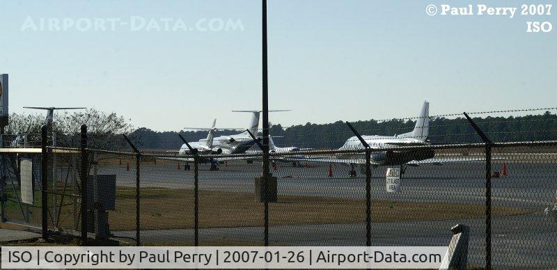 Kinston Regional Jetport At Stallings Fld Airport (ISO) - Jet central at the General Aviation ramp.