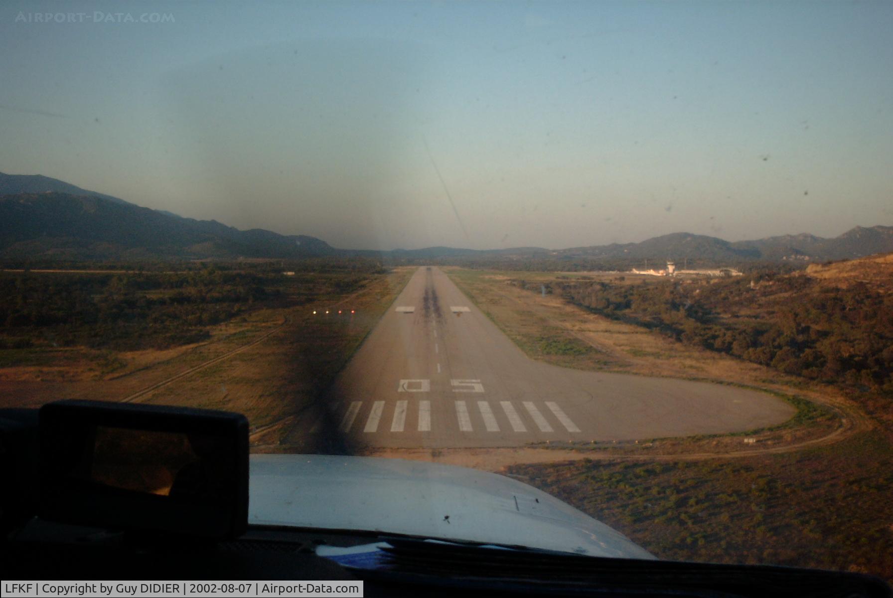 Figari Sud Corse Airport, Figari France (LFKF) - Short final at FIGARI Airport
