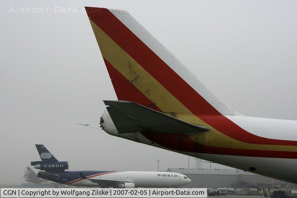 Cologne Bonn Airport, Cologne/Bonn Germany (CGN) - Tails in fog