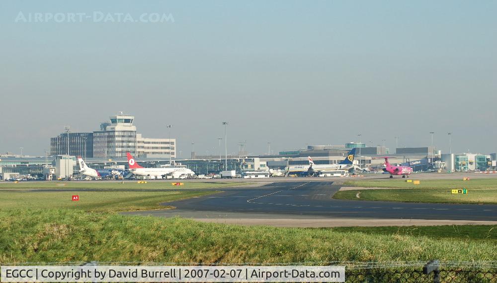 Manchester Airport, Manchester, England United Kingdom (EGCC) - Airport from Viewing Point