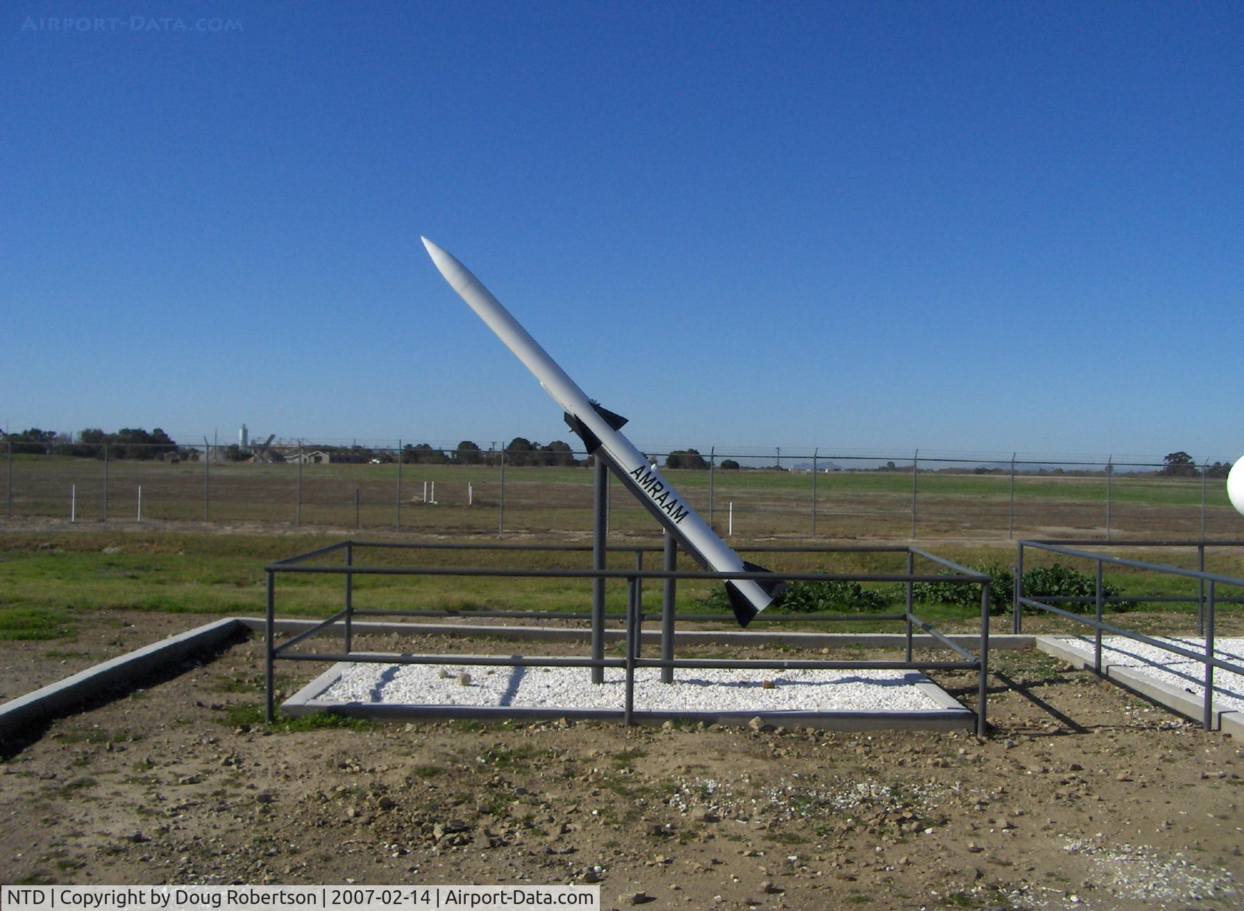 Point Mugu Nas (naval Base Ventura Co) Airport (NTD) - Missile Park-AIM-120 AMRAAM, Advanced Medium Range Air to Air Missile, all-weather beyond visual range, Raytheon replacement for Sparrow AIM-7E series