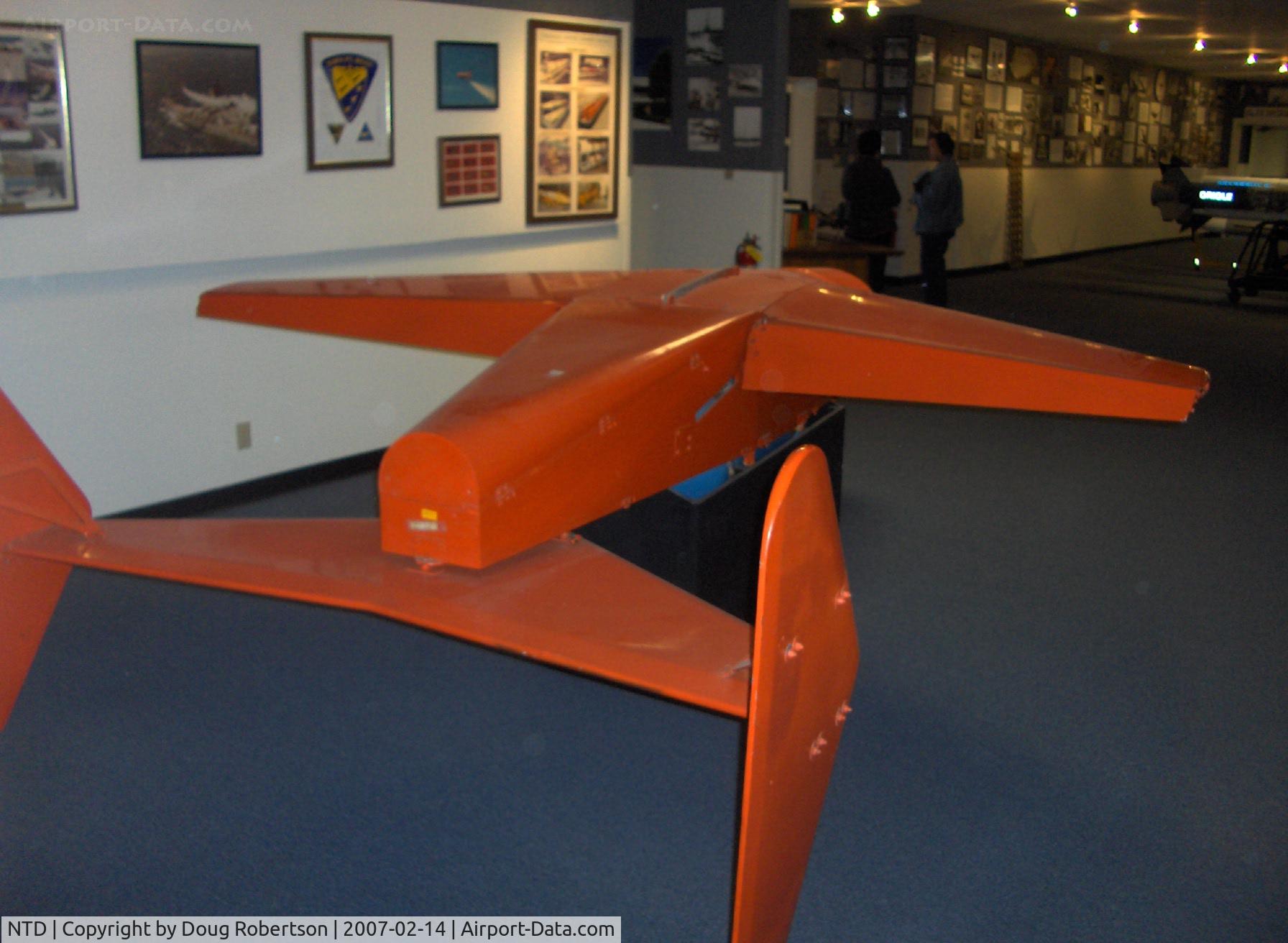 Point Mugu Nas (naval Base Ventura Co) Airport (NTD) - BAT Glide Bomb, early 1,000 lb glide bomb launched from PB4Y2 PRIVATEER & other Navy aircraft against Japanese shipping, outmoded by Atomic Bomb. Termed 