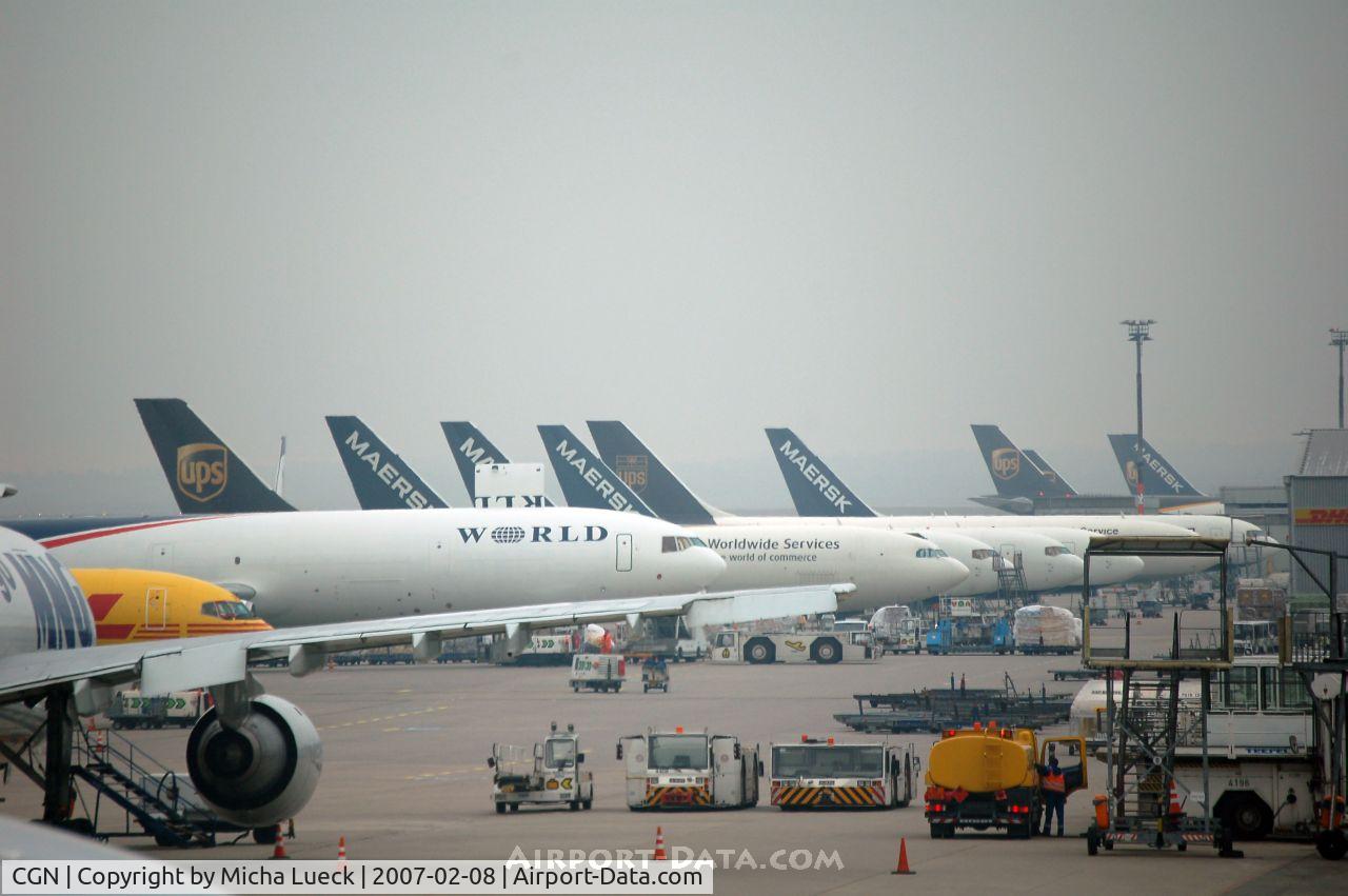 Cologne Bonn Airport, Cologne/Bonn Germany (CGN) - A very busy cargo apron