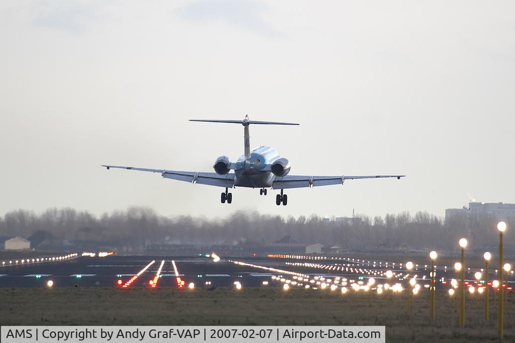 Amsterdam Schiphol Airport, Haarlemmermeer, near Amsterdam Netherlands (AMS) - Overview of 18R