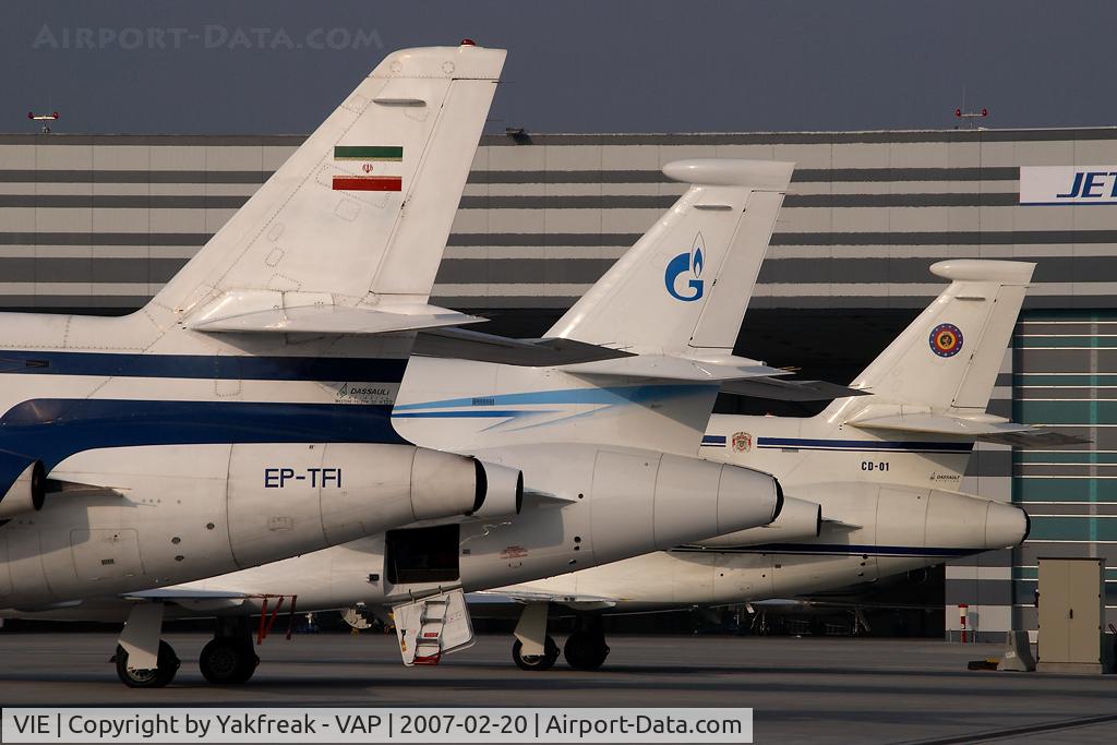 Vienna International Airport, Vienna Austria (VIE) - GAC West Ramp with some Falcons