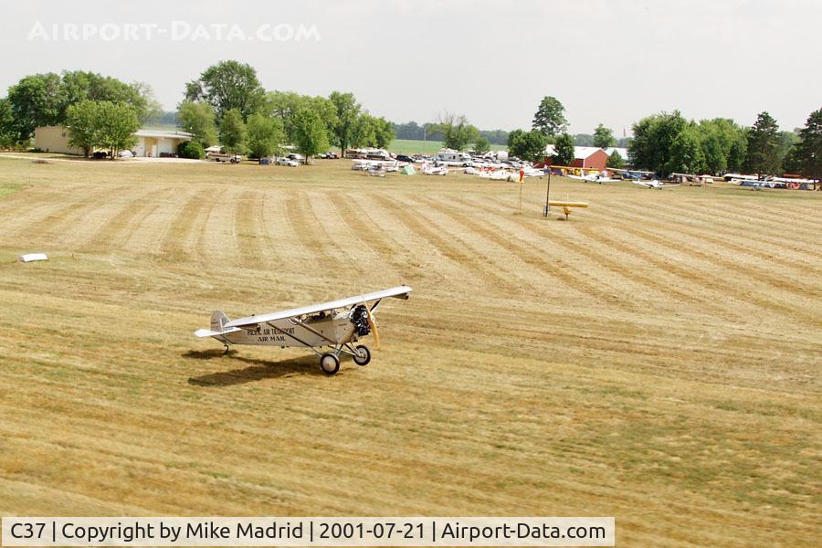 Brodhead Airport (C37) - Brodhead from the air