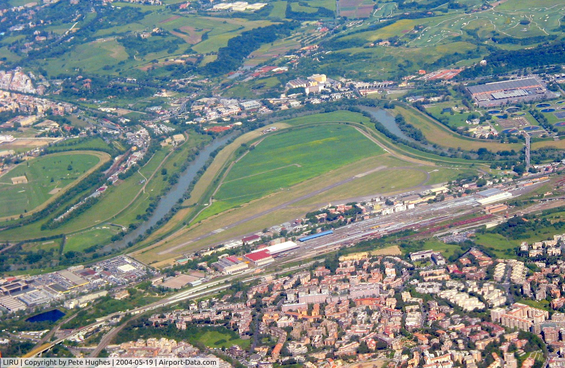 Rome Urbe Airport, Rome Italy (LIRU) - Rome - Urbe seen from a Ryanair Boeing 737