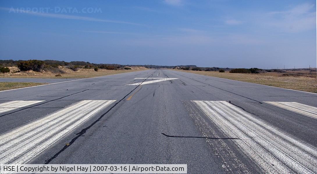 Billy Mitchell Airport (HSE) - Looking down Rwy 7