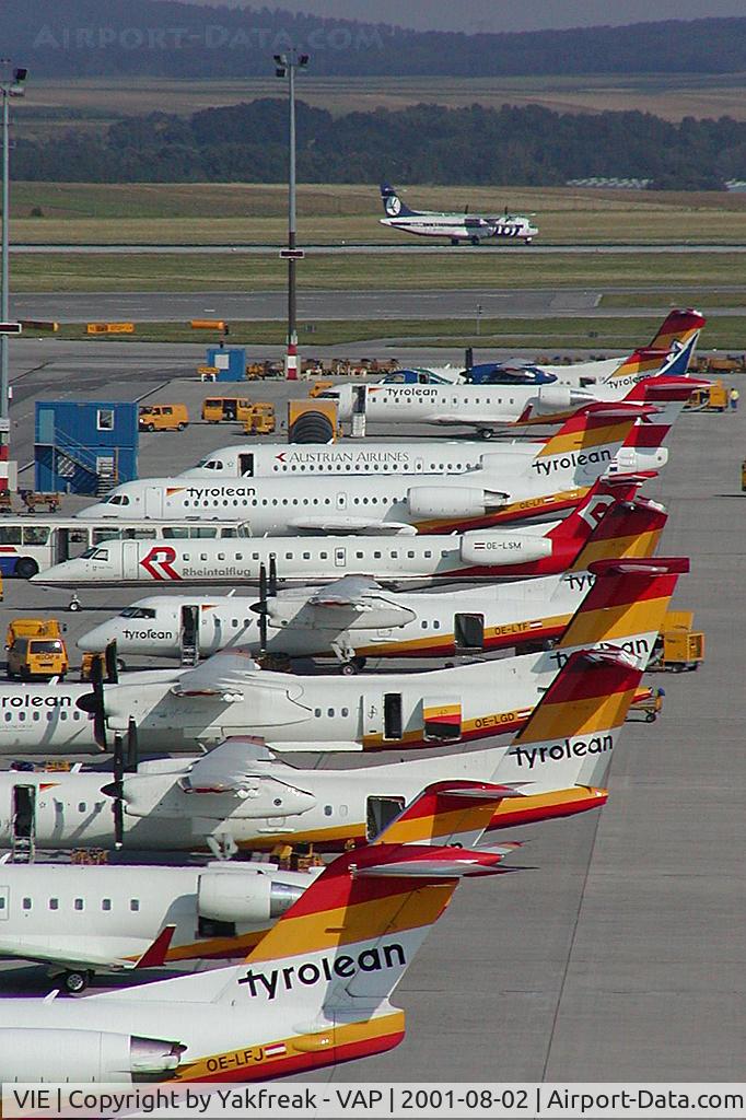 Vienna International Airport, Vienna Austria (VIE) - Tyrolean Airways Line up