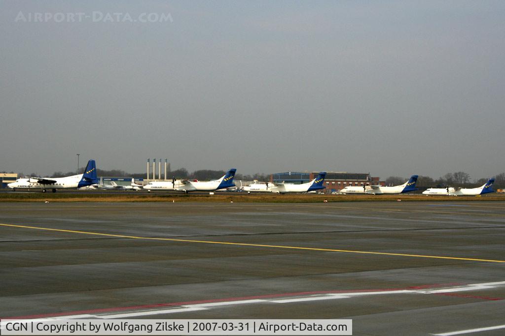 Cologne Bonn Airport, Cologne/Bonn Germany (CGN) - Parked on r/w 14R