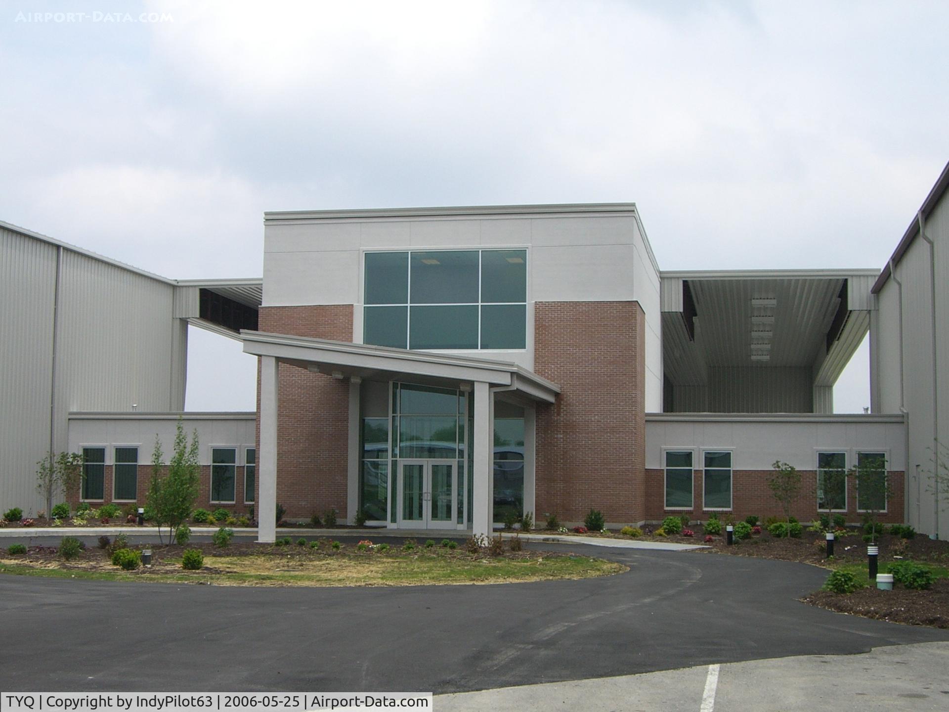 Indianapolis Executive Airport (TYQ) - The new terminal building