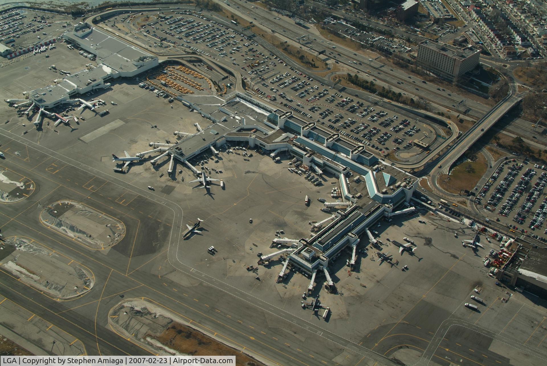 La Guardia Airport (LGA) - The US Airways Terminal from 1500 AGL