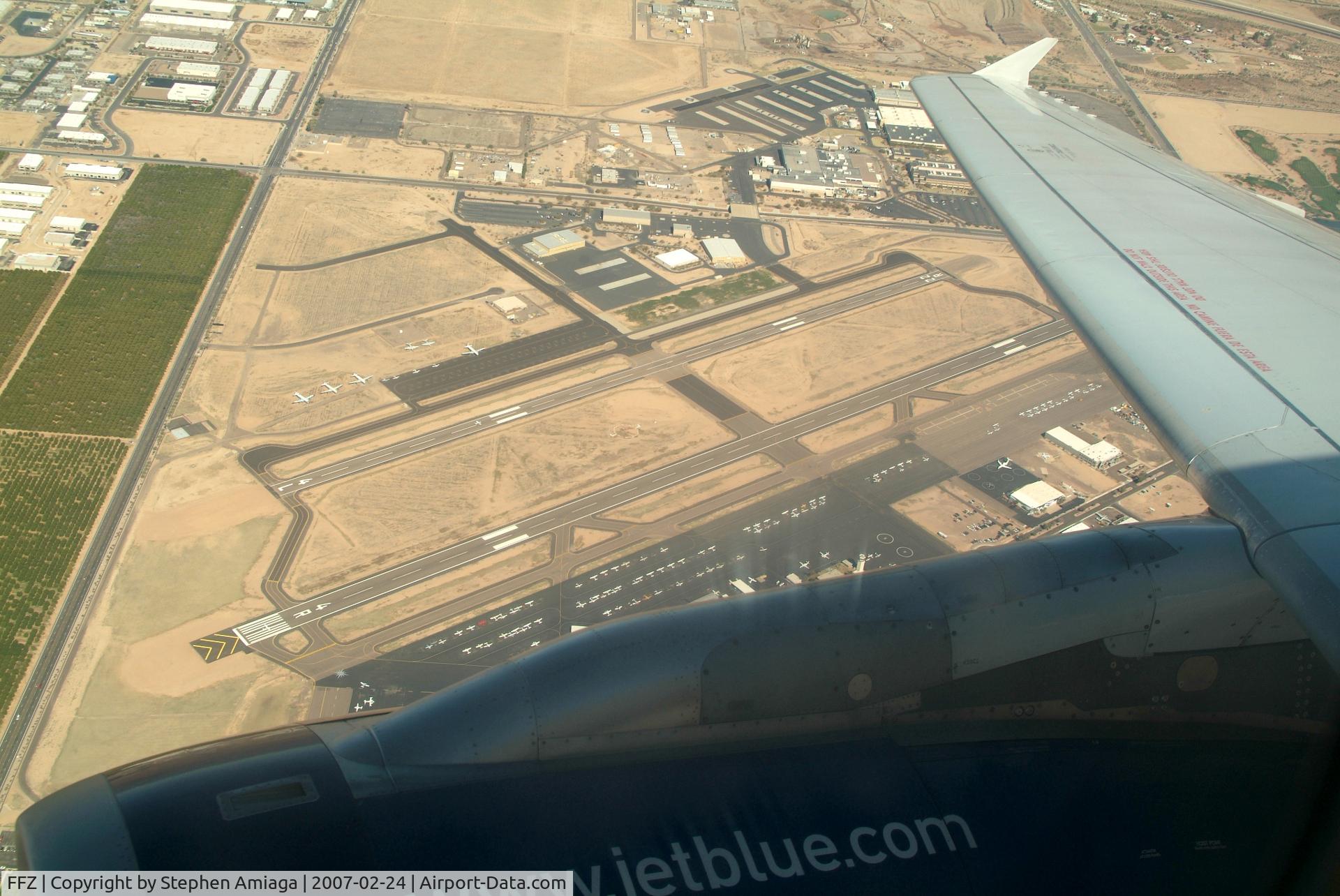 Falcon Fld Airport (FFZ) - Falcon Field from JB heading th PHX