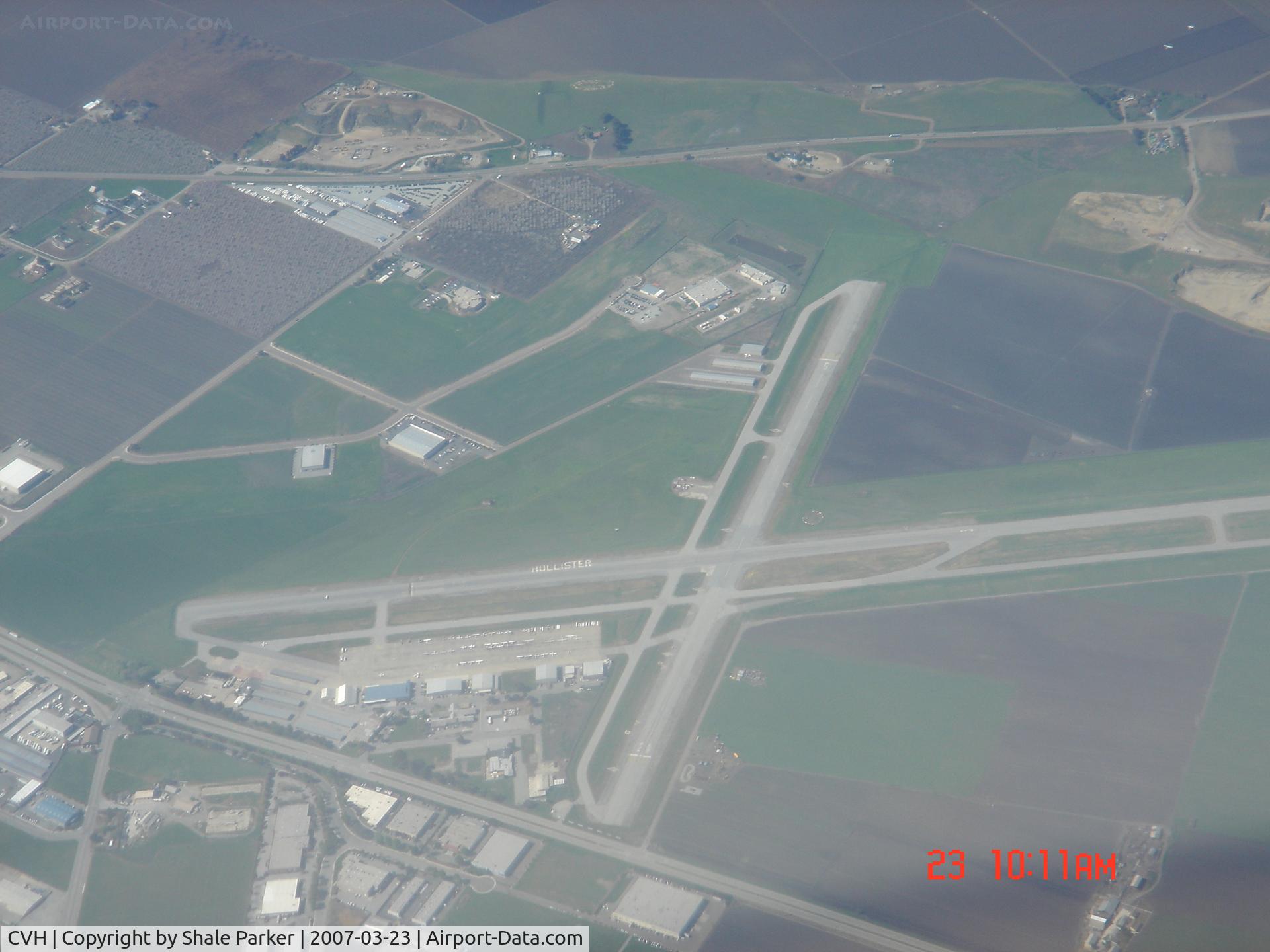 Hollister Municipal Airport (CVH) - Overhead Hollister