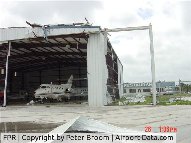 St Lucie County International Airport (FPR) - Hanger @ KFPR after Tornado visit