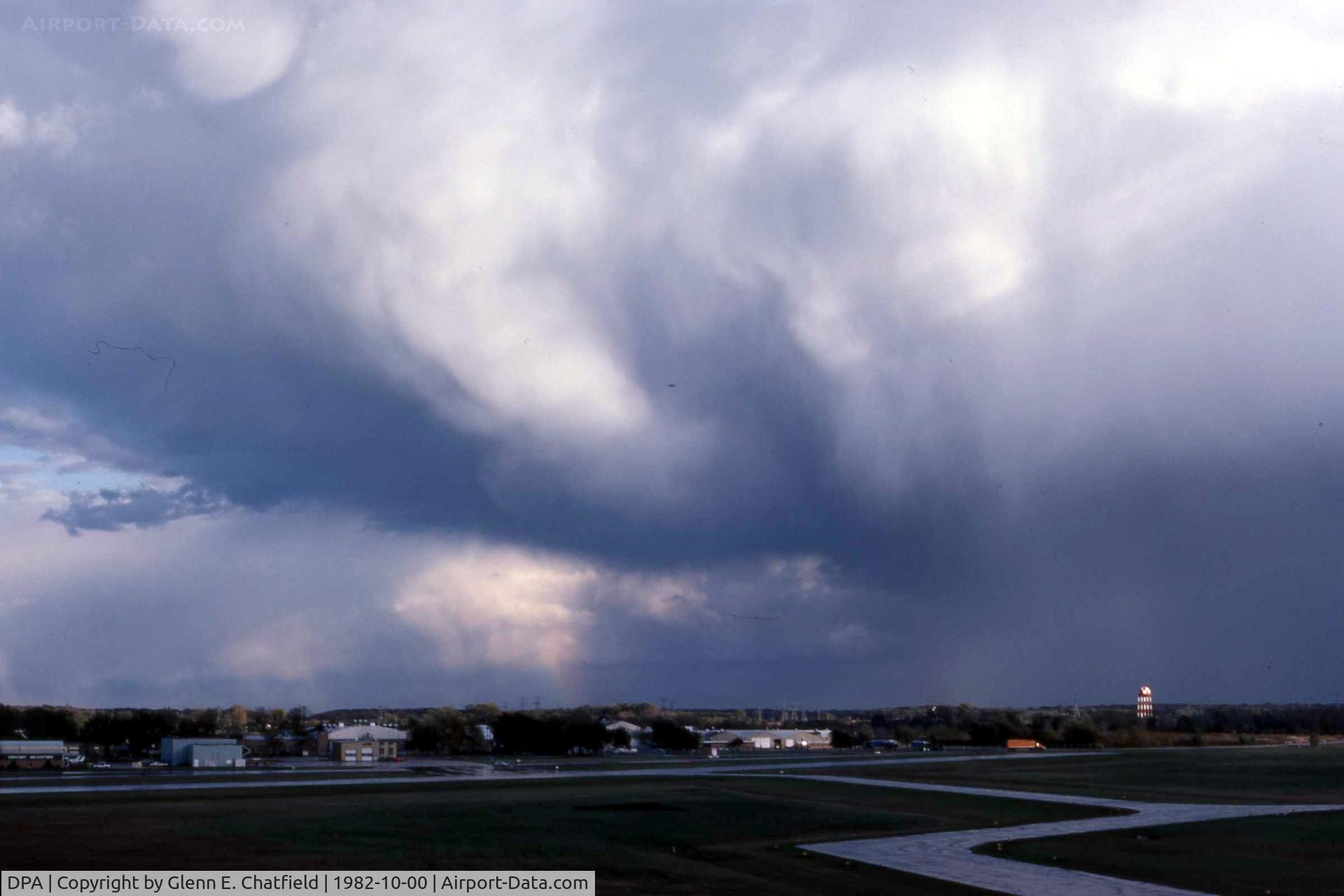 Dupage Airport (DPA) - Looking East from old control tower