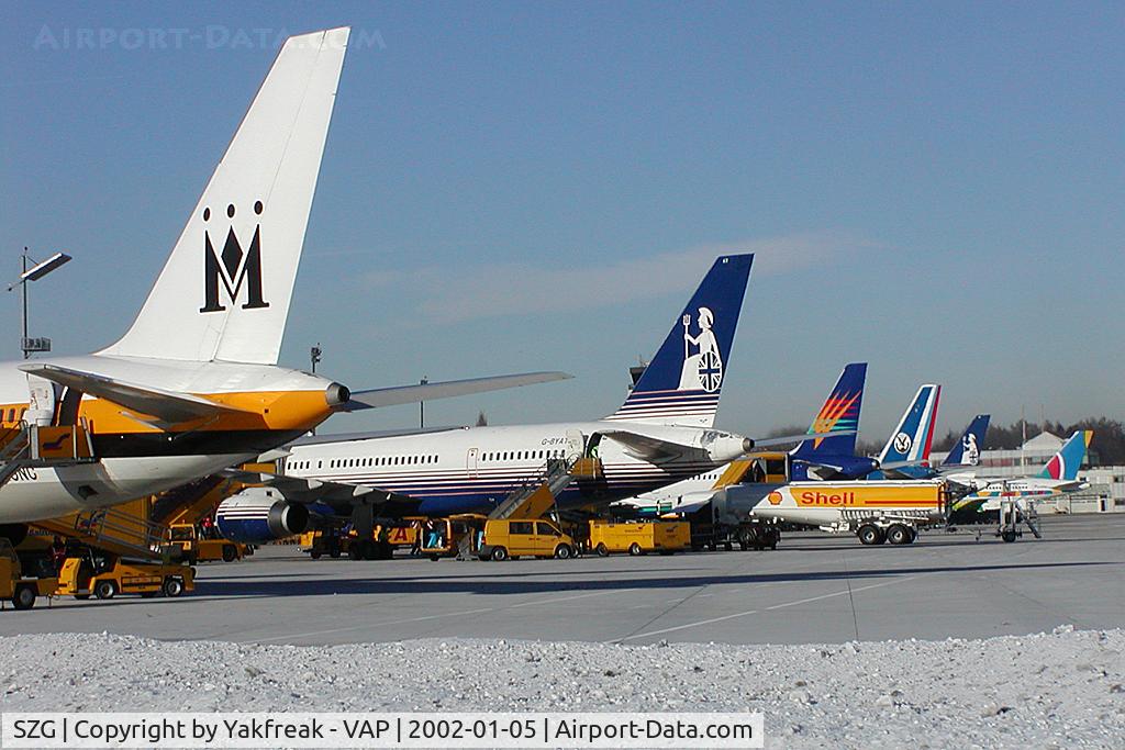 Salzburg Airport, Salzburg Austria (SZG) - ramp overview