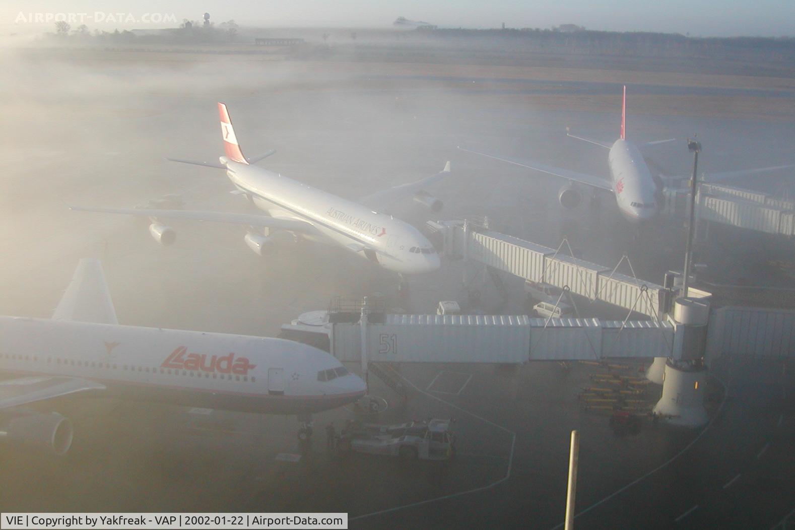 Vienna International Airport, Vienna Austria (VIE) - foggy morning at VIE