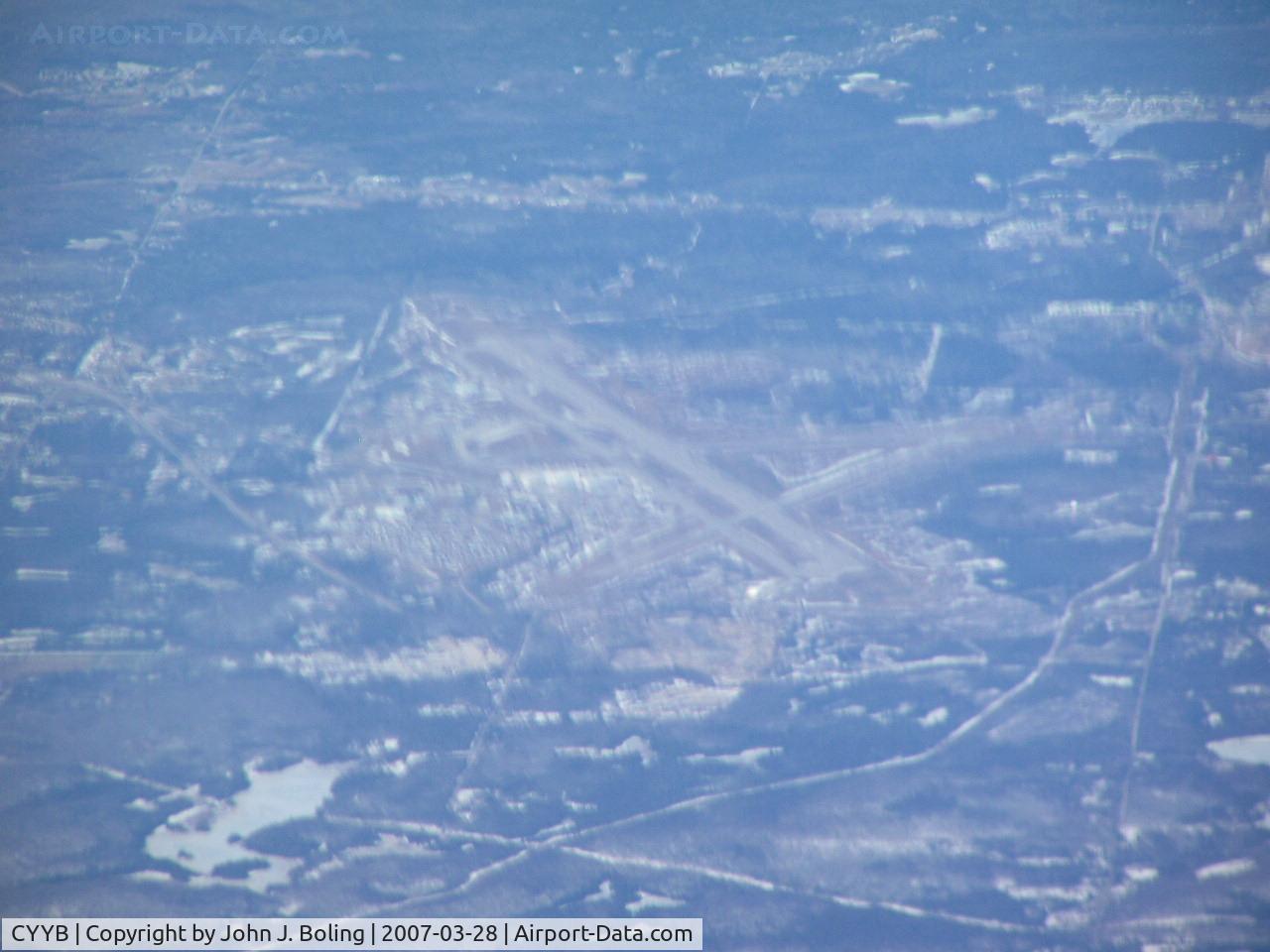 North Bay/Jack Garland Airport (North Bay Airport), North Bay, Ontario Canada (CYYB) - North Bay, Ontario, Canada from FL280