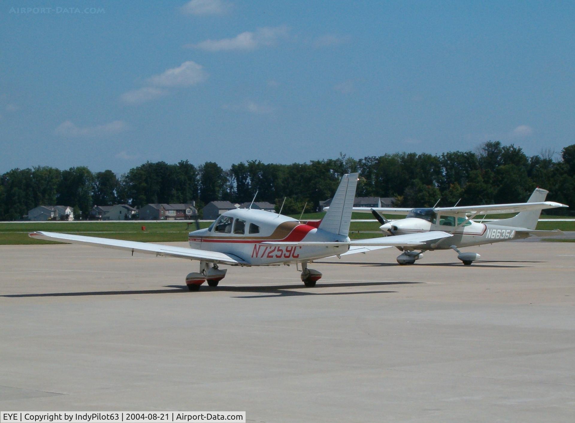 Eagle Creek Airpark Airport (EYE) - New tarmac