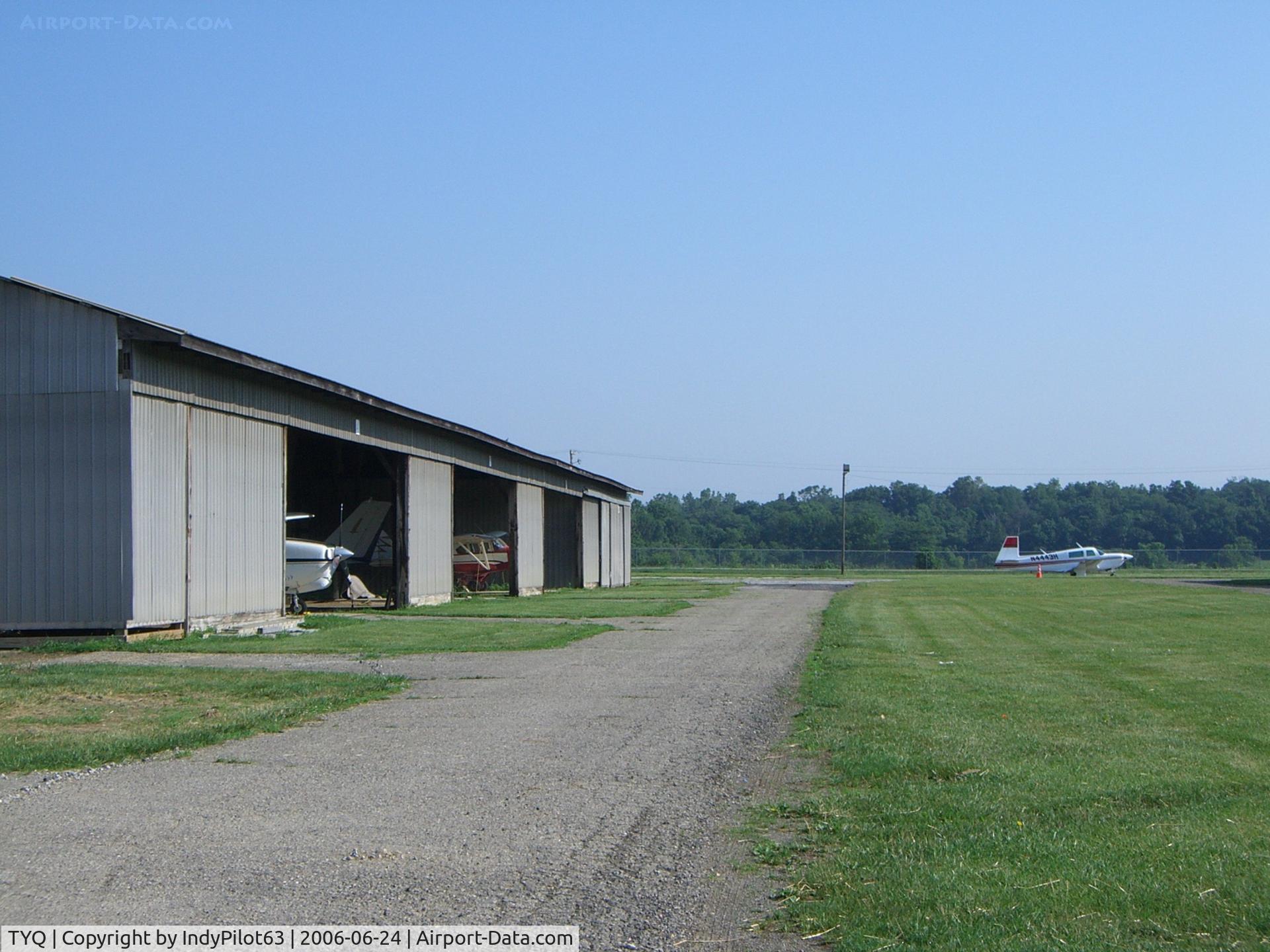 Indianapolis Executive Airport (TYQ) - Some of the original hangars