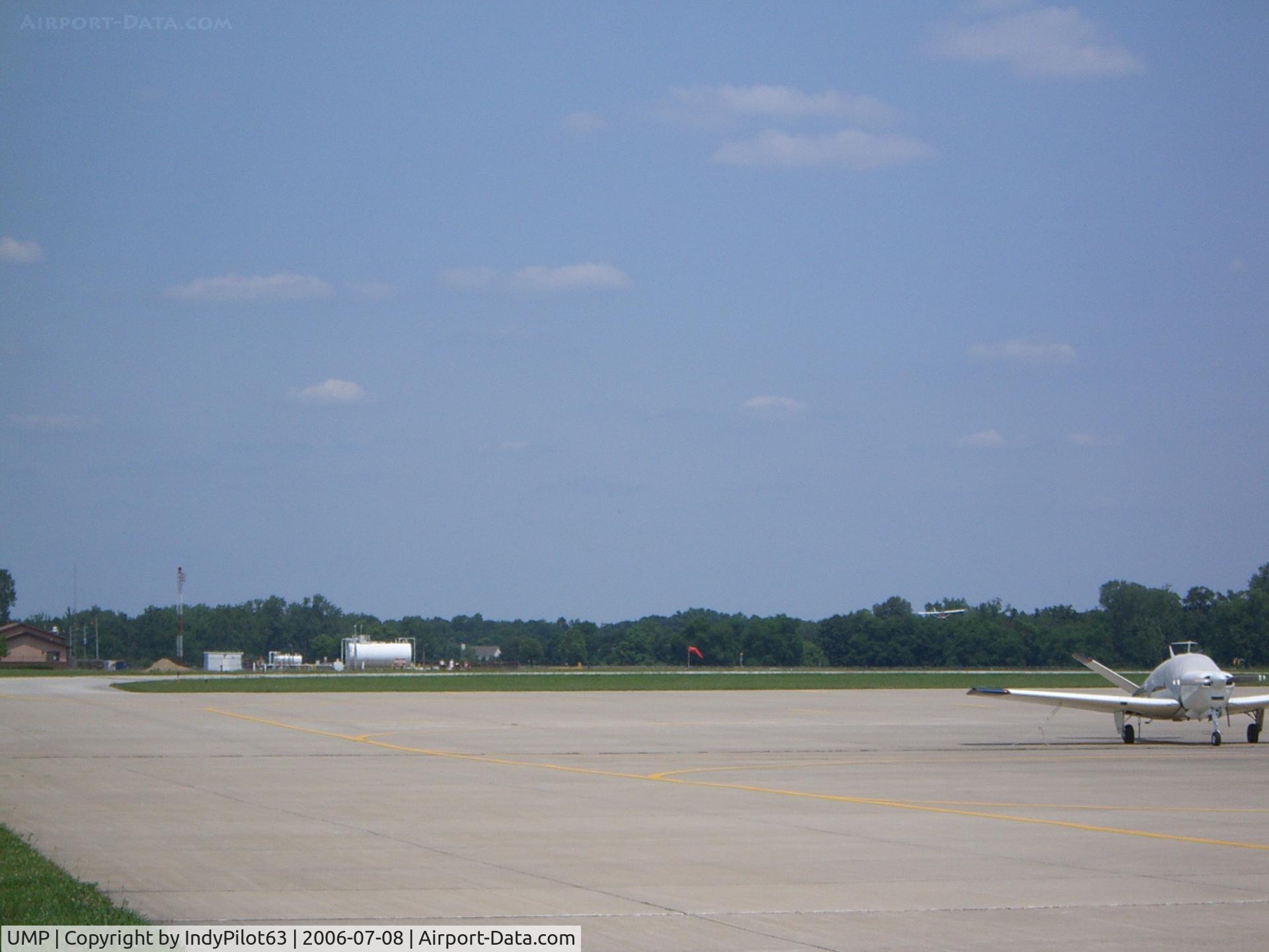 Indianapolis Metropolitan Airport (UMP) - Looking to the northwest from the tarmac