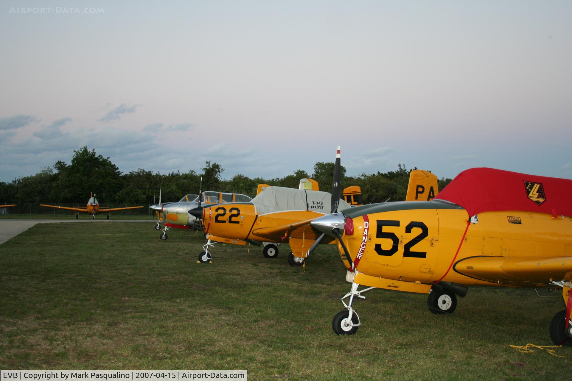 New Smyrna Beach Municipal Airport (EVB) - T-34 Flightline