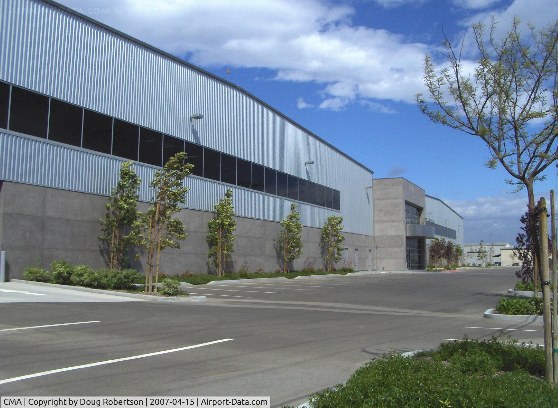 Camarillo Airport (CMA) - New FBO Office and Large Hangars-Completed