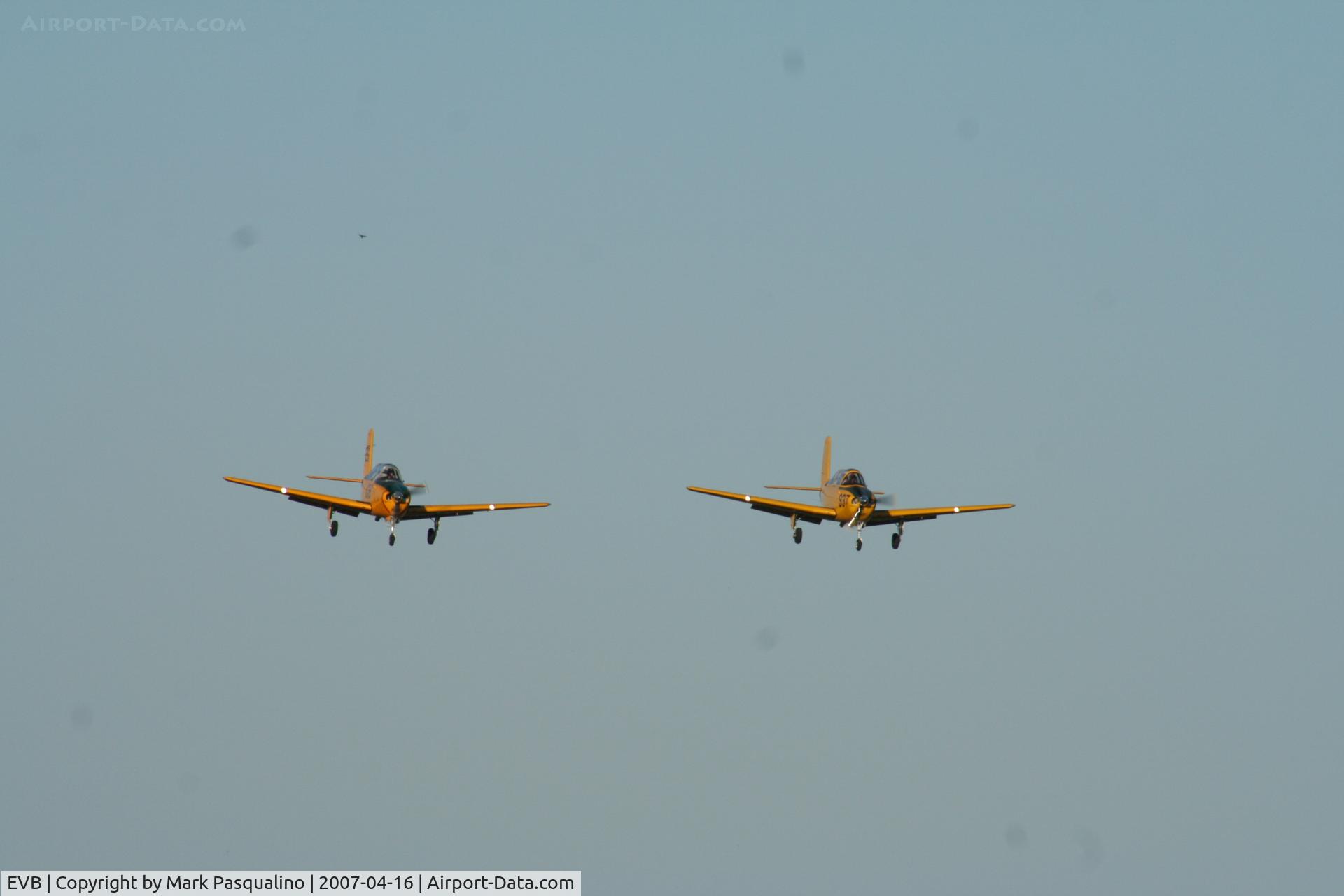 New Smyrna Beach Municipal Airport (EVB) - T-34 aircraft on final