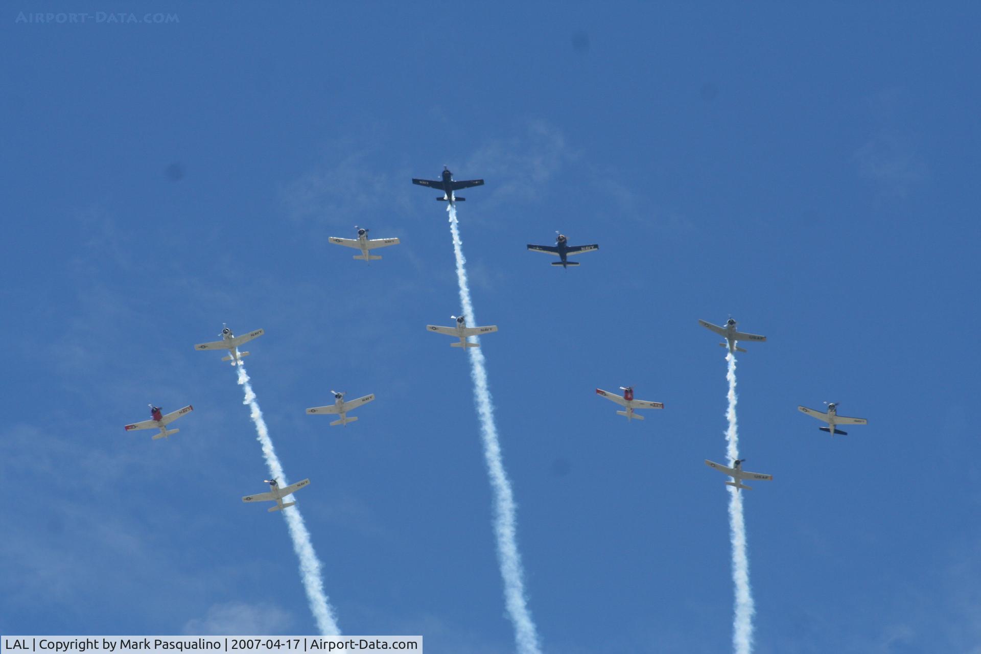 Lakeland Linder Regional Airport (LAL) - T-28 Formation