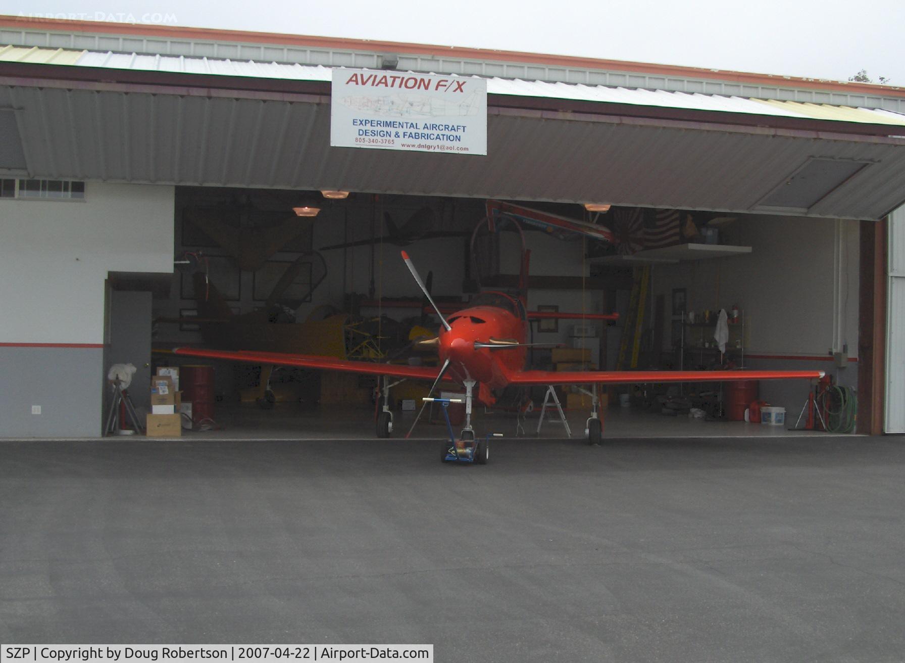 Santa Paula Airport (SZP) - AVIATION F/X, N724DG, N724DC behind, Turbine Legends live here