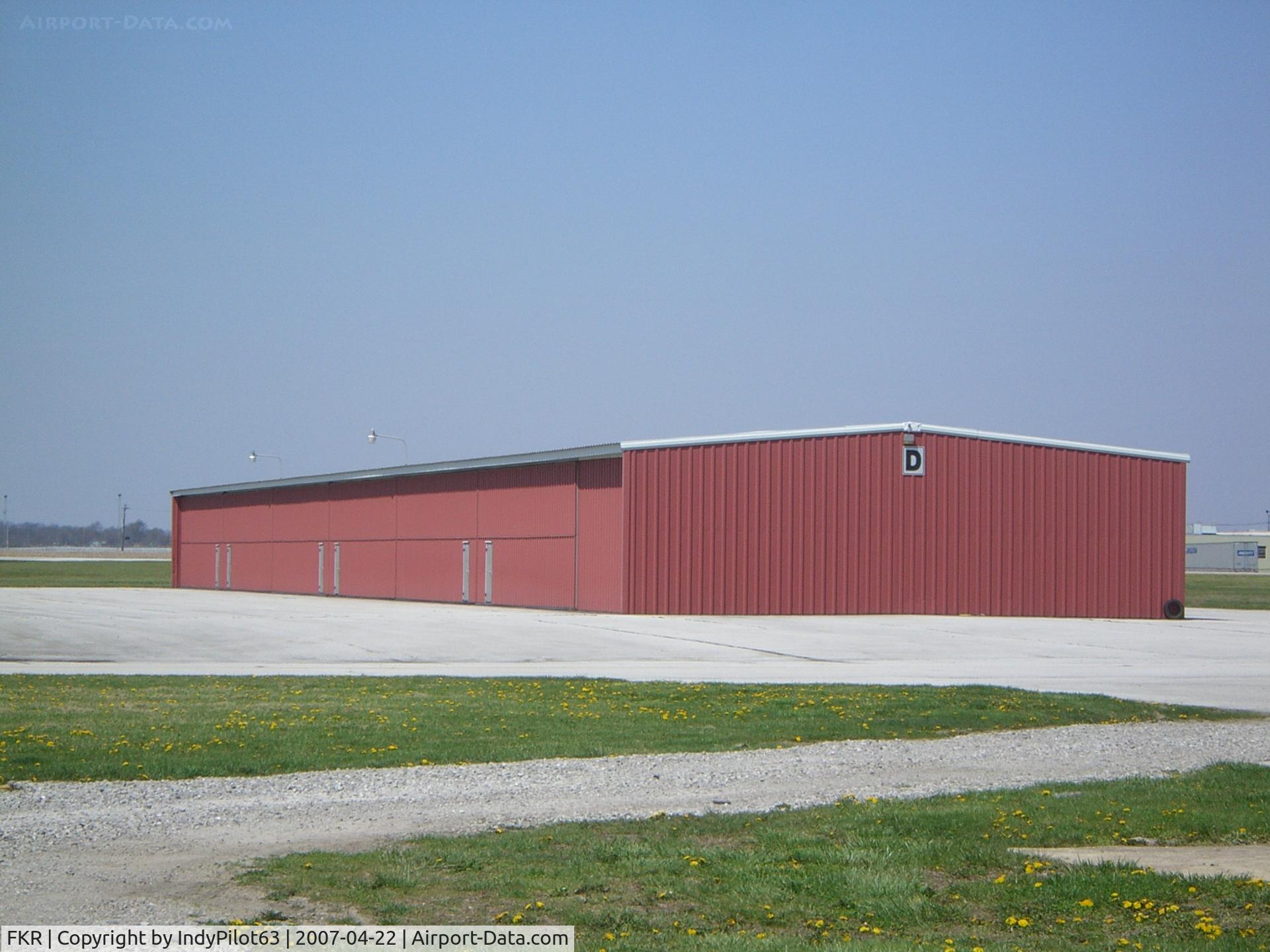 Frankfort Municipal Airport (FKR) - Hangar