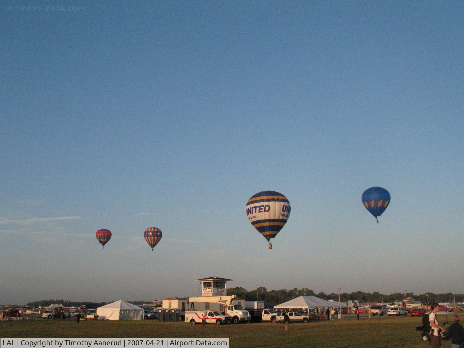Lakeland Linder Regional Airport (LAL) - Sun-n-Fun 2007, ballon launch
