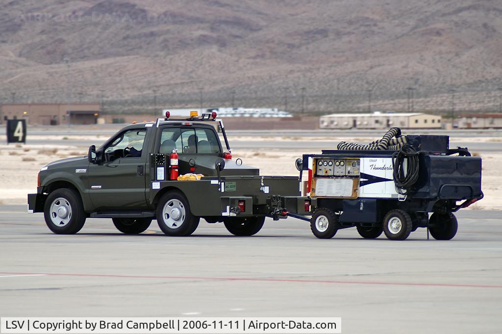 Nellis Afb Airport (LSV) - USAF - Nellis AFB Thunderbirds Support Truck - Aviation Nation 2006