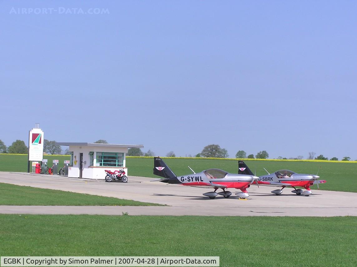 Sywell Aerodrome Airport, Northampton, England United Kingdom (EGBK) - General view of Sywell airfield