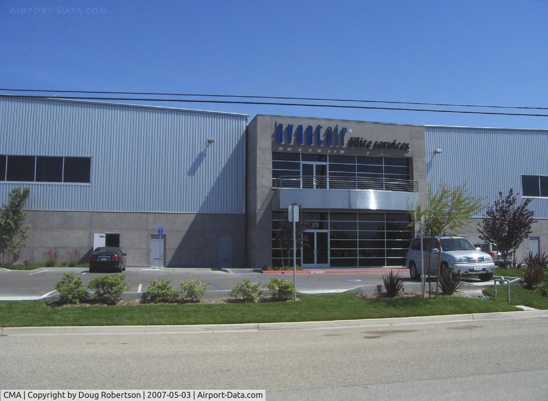 Camarillo Airport (CMA) - AVANTAIR Elite Services, New CMA FBO with two huge, high hangars