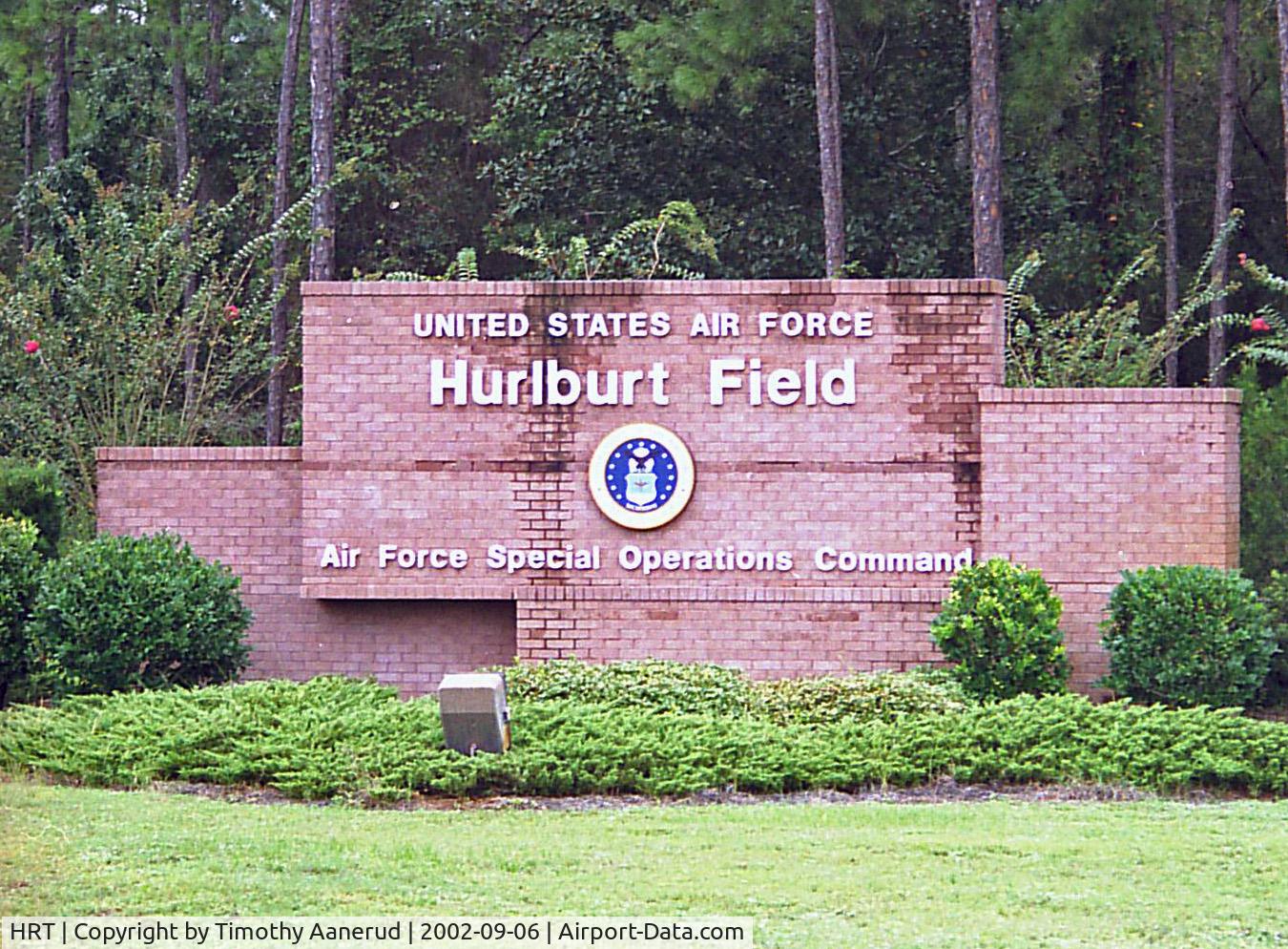 Hurlburt Field Airport (HRT) - Entrance Sign