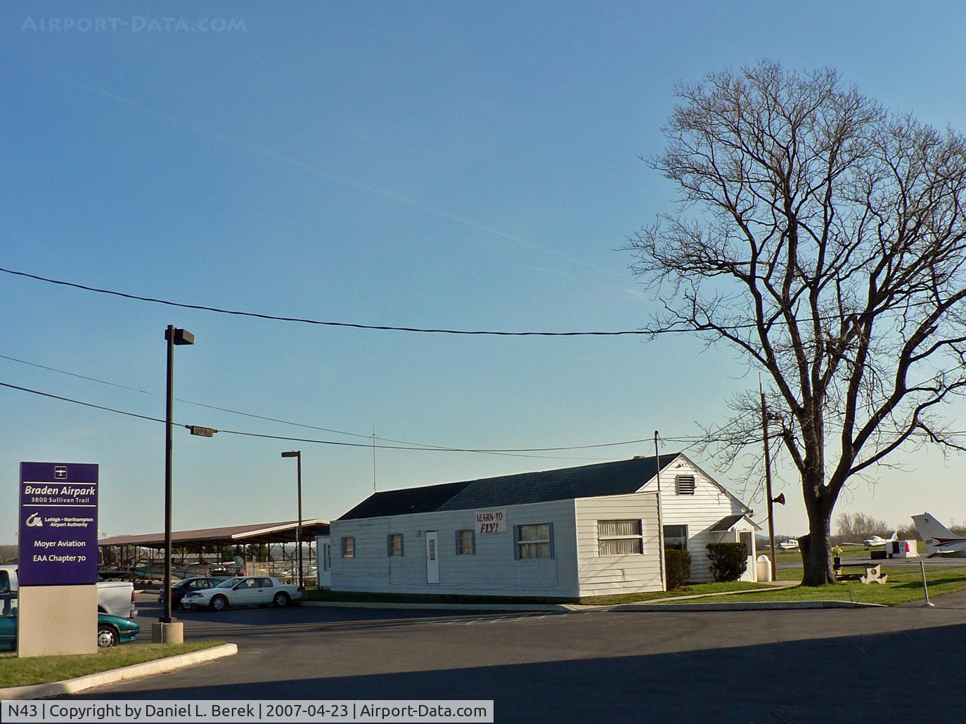 Braden Airpark Airport (N43) - Braden Airpark is a short drive north of historic Easton, PA.