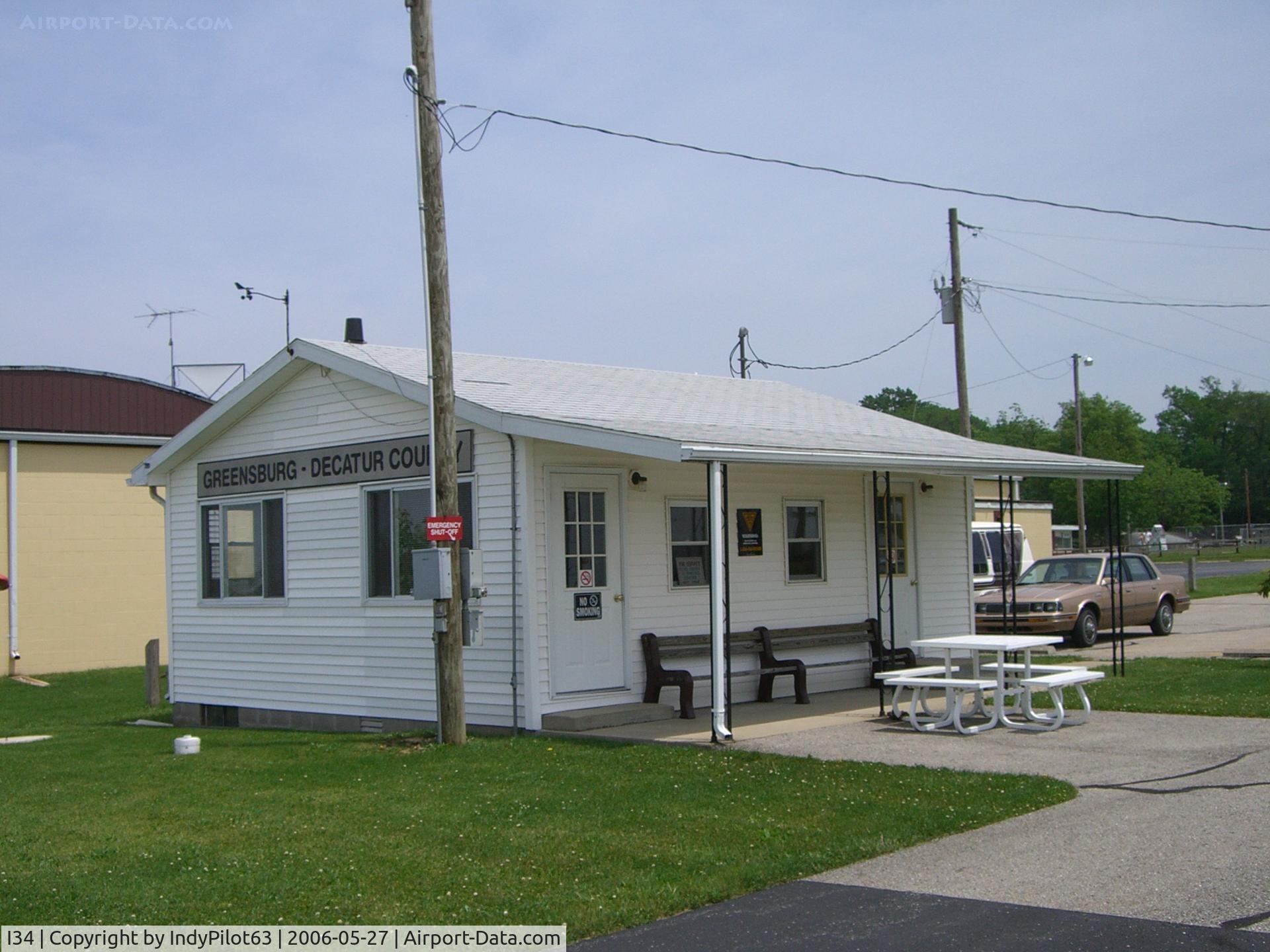 Greensburg Municipal Airport (I34) - FBO building