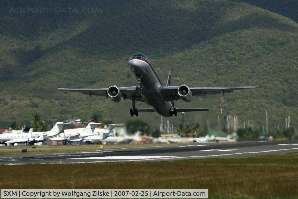 Princess Juliana International Airport, Philipsburg, Sint Maarten Netherlands Antilles (SXM) - Take off RW 27