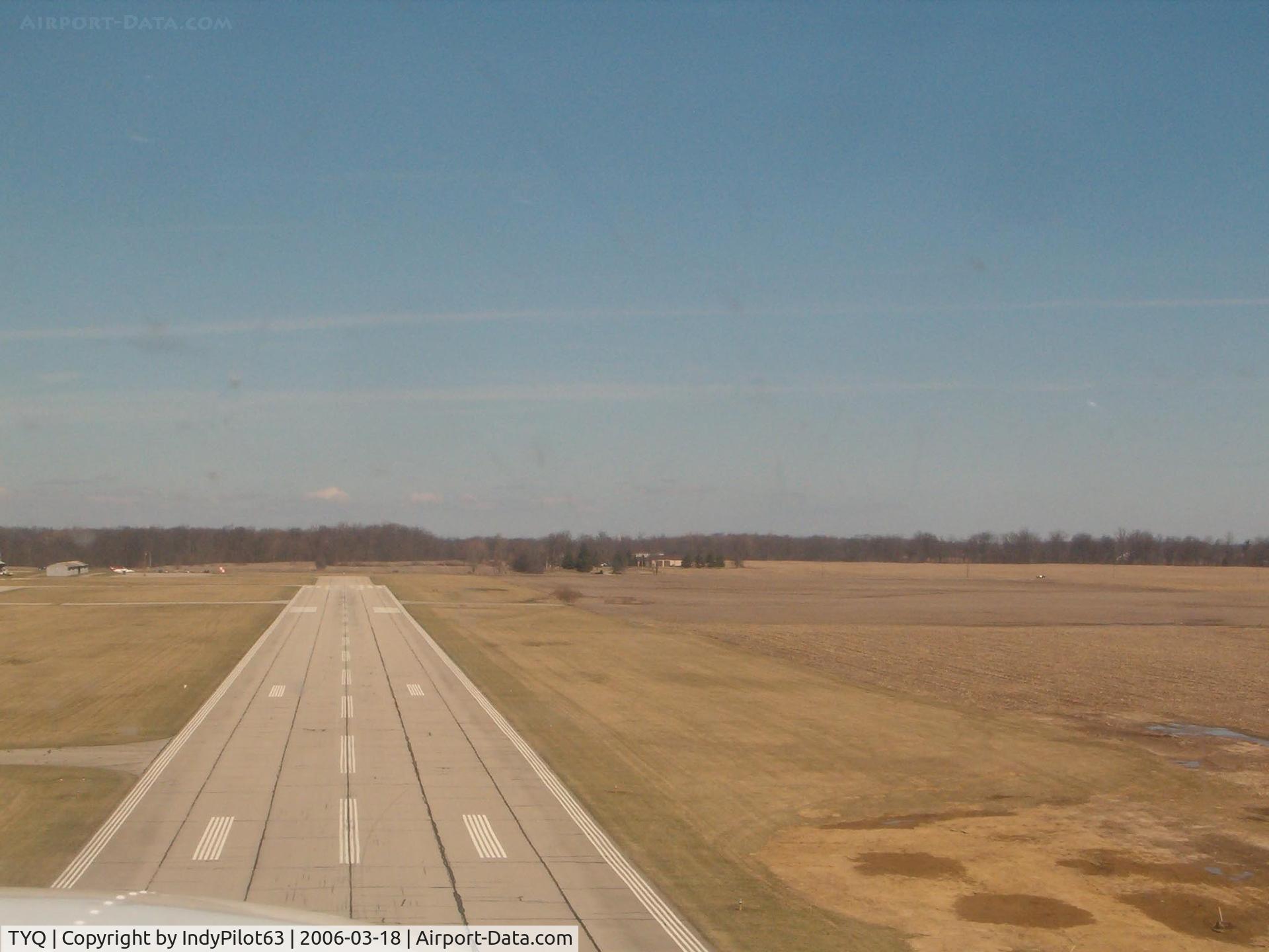 Indianapolis Executive Airport (TYQ) - Just after takeoff on runway 36