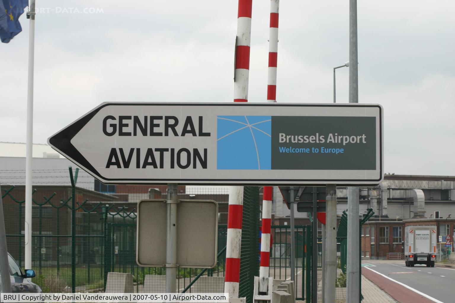 Brussels Airport, Brussels / Zaventem   Belgium (BRU) - to the parking area of ABELAG
