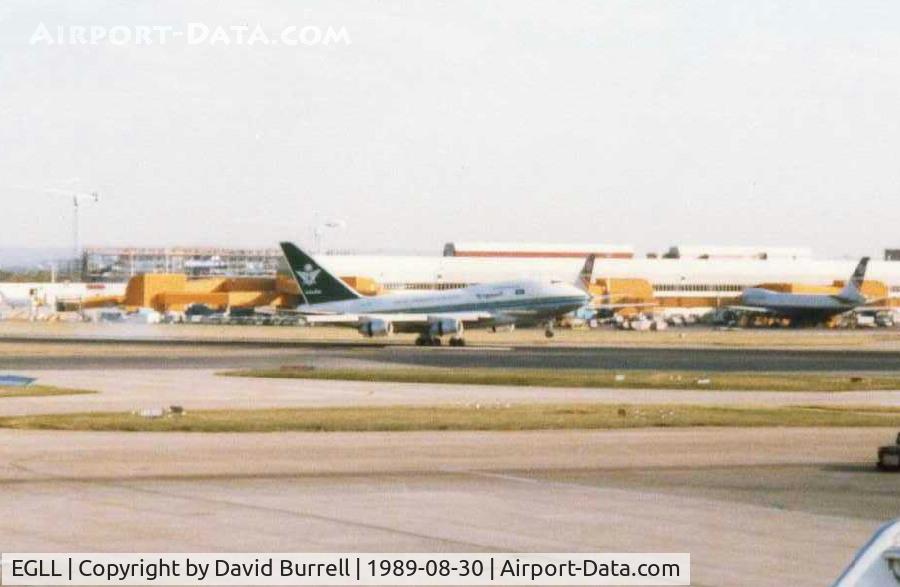 London Heathrow Airport, London, England United Kingdom (EGLL) - Heathrow 1989 - (Scanned)