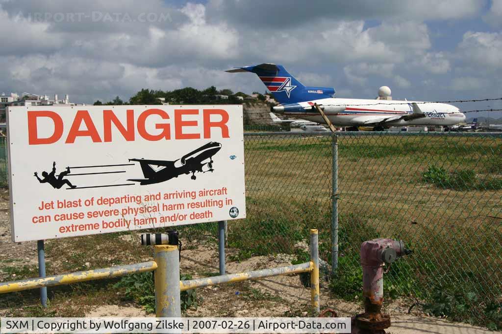 Princess Juliana International Airport, Philipsburg, Sint Maarten Netherlands Antilles (SXM) - From Sunset Beach Bar