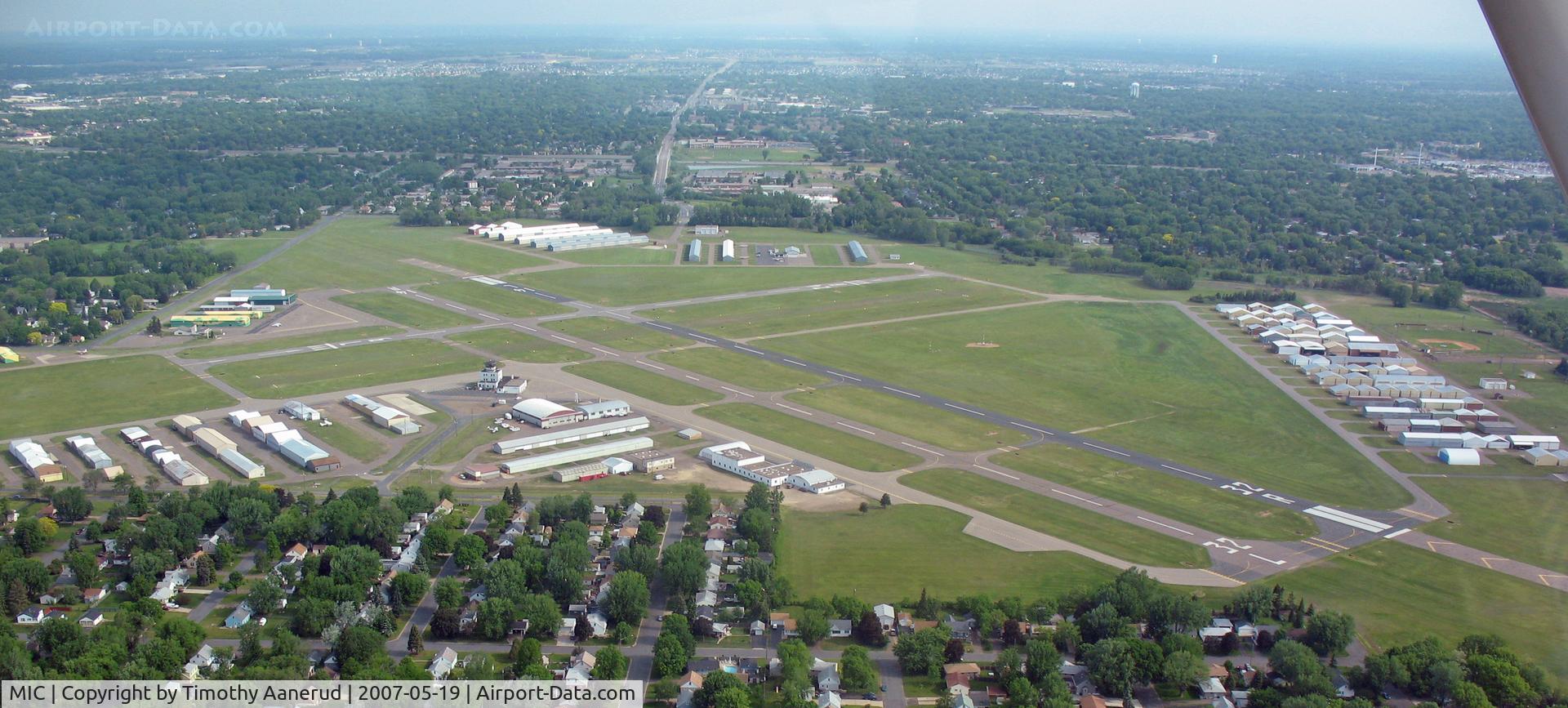 Crystal Airport (MIC) - From the south