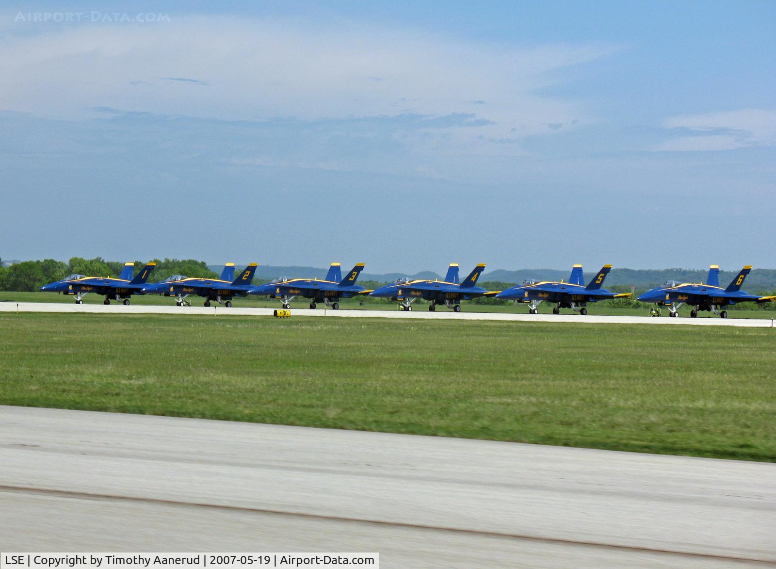 La Crosse Municipal Airport (LSE) - Performing at the Deke Slayton Airfest in La Crosse, WI