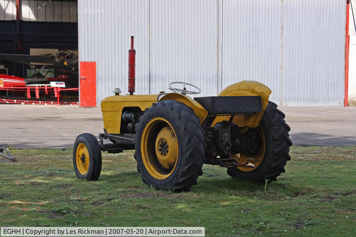 Bournemouth Airport, Bournemouth, England United Kingdom (EGHH) - Aviation museum towing tractor