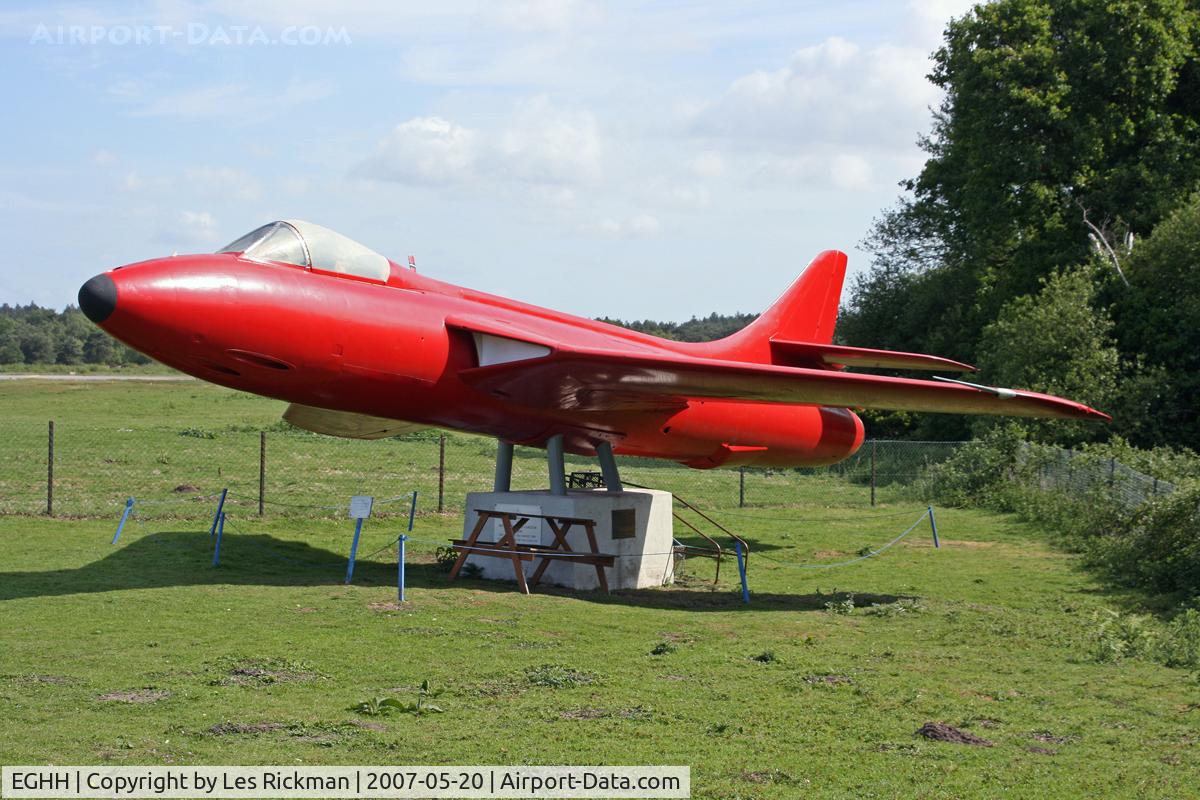 Bournemouth Airport, Bournemouth, England United Kingdom (EGHH) - Gate guardian now in Museum picnic area