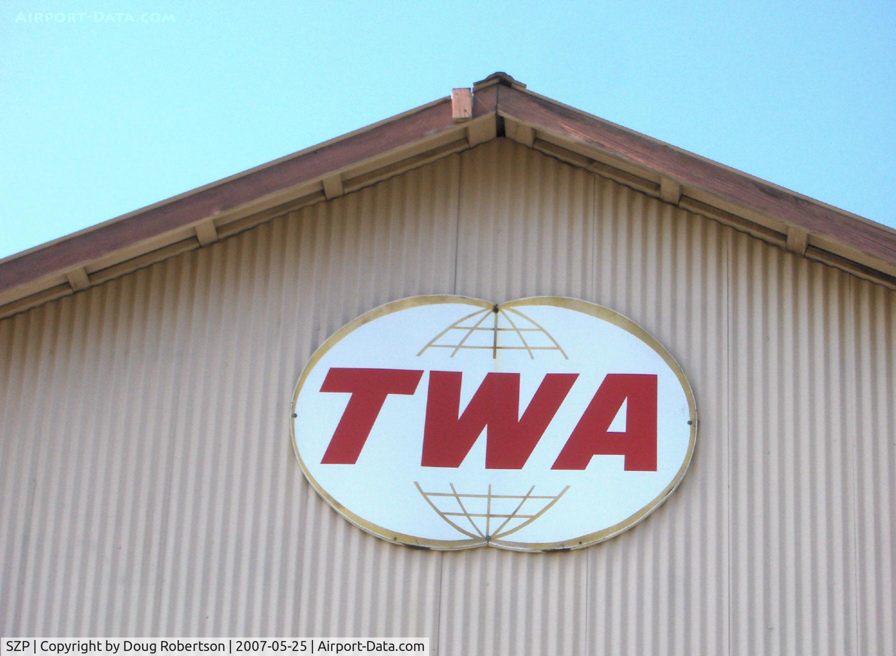 Santa Paula Airport (SZP) - Former TWA Captain's Hangar #1