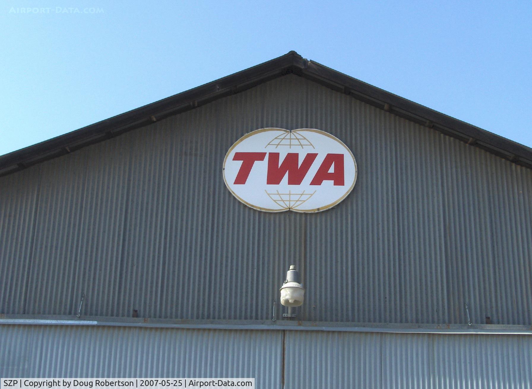 Santa Paula Airport (SZP) - Former TWA Captain's Hangar #2